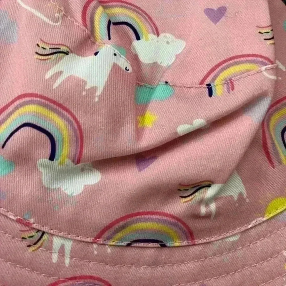 2 Brand New Baby Sun Hats and Bamboo Washcloth set (6)  1-2yrs - Picture 8 of 8